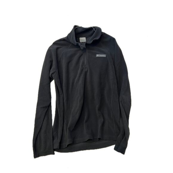 Columbia Other - Columbia Gray Black 1/4 Zip Fleece Mens Size Med